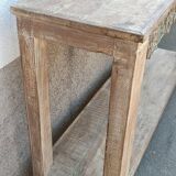 Old console in carved wood