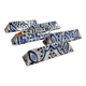 Set of 5 old enameled ceramic knife holders, Moroccan craftsmanship, 9.5 cm
