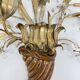 Mid-century design banci style wall lamp sconce crystal flower bouquet