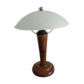 Lampe champignon en verre dépoli