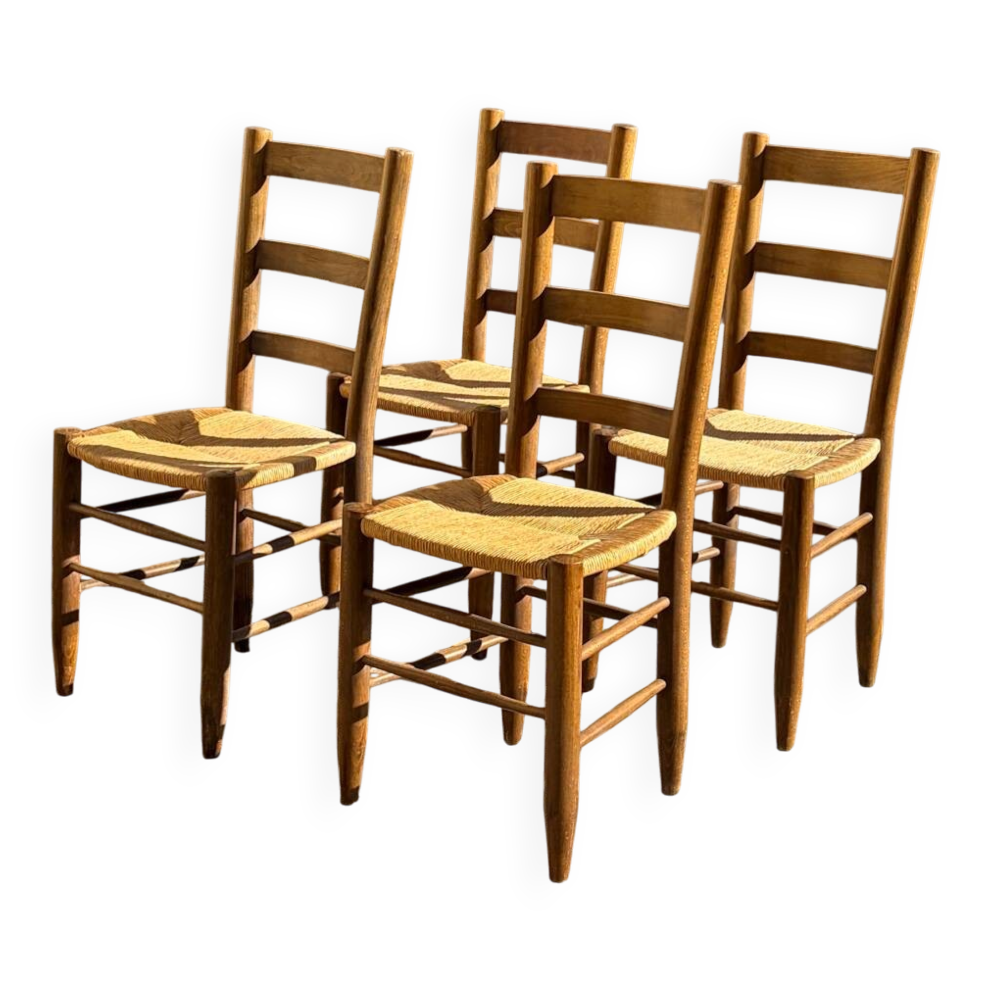 Straw chairs