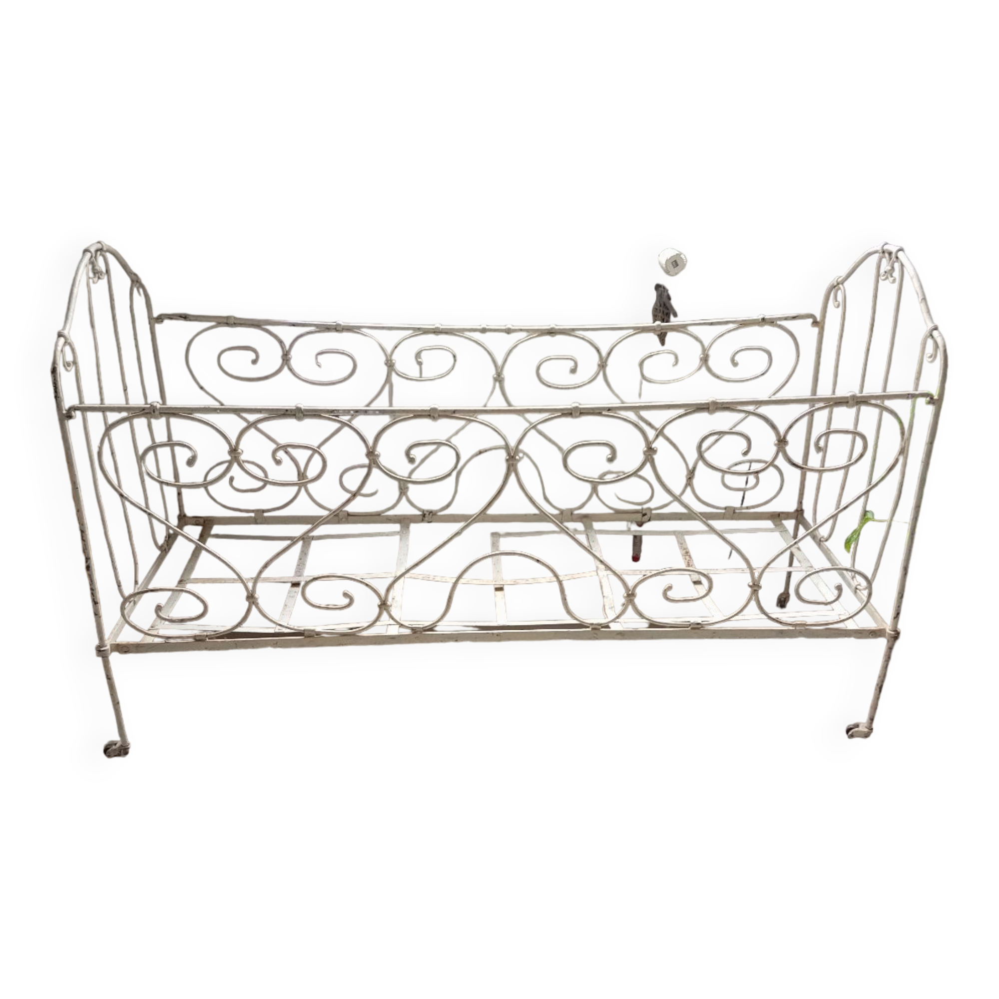 Lit banquette fer forgé