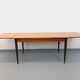 Table à manger rectangulaire style scandinave vintage des années 50 60 teck