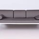 Bauhaus Sofa in Chrome & Upholstery attributed to Mücke-Melder, Czech, 1930s