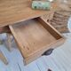 Bureau / Table d'appoint de ferme en chêne massif – Style campagne chic