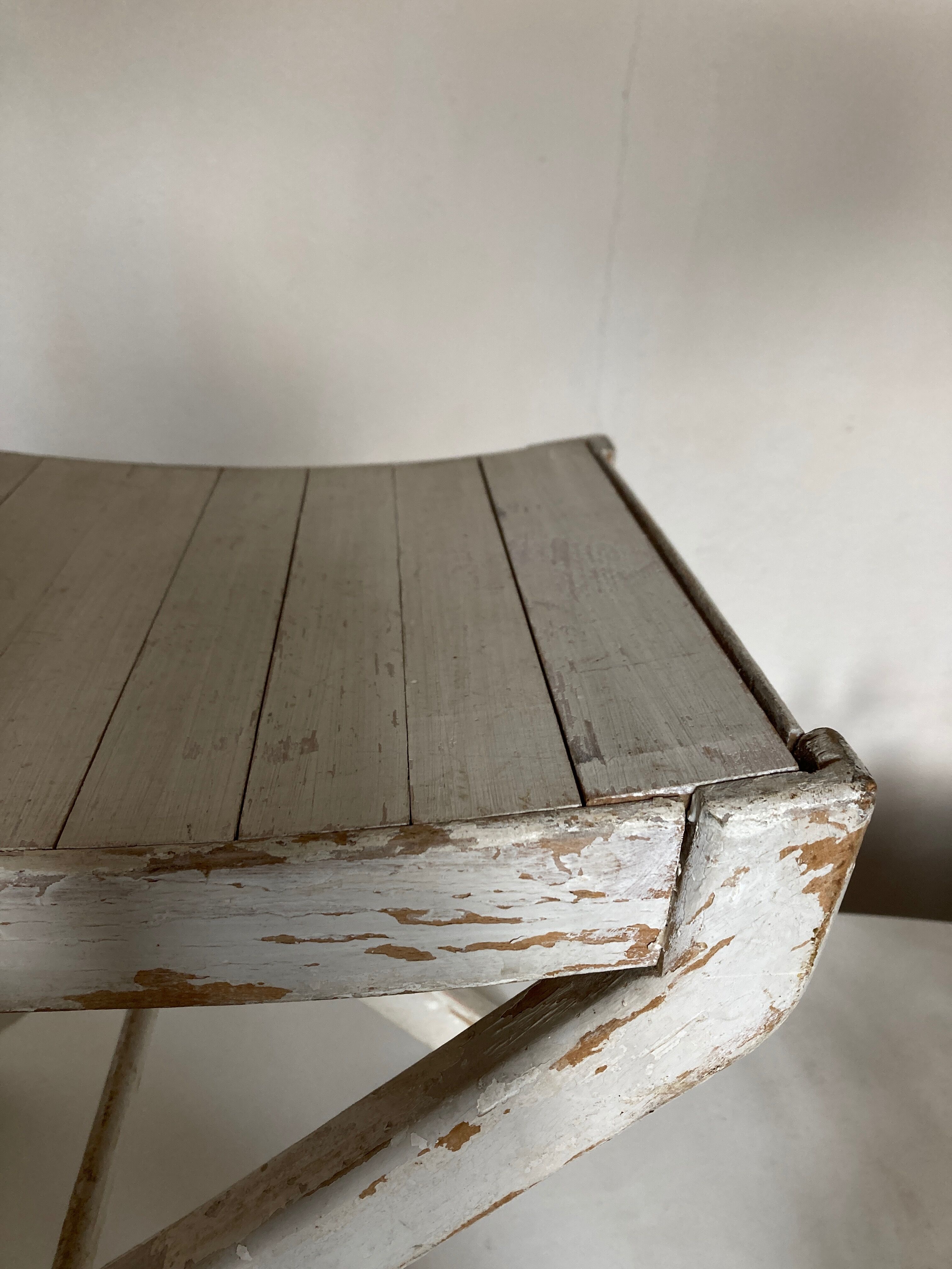 Tabouret chevet néo classique directoire patine d'origine 1950