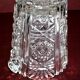 Vintage ice bucket molded crystal - ice cube
