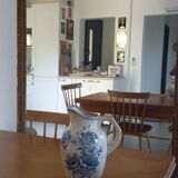 Sarreguemines earthenware pitcher
