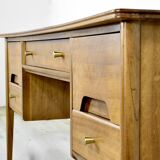 Midcentury A. Younger Walnut Desk / Dresser. Unique Vintage Modern / Danish