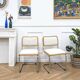 Chaise B32 en tissu rénové