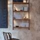 Wall unit 4 shelves, Vintage Scandinavian 1960s