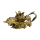 Carved vine leaf bougeoir, late 19th century