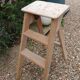 Antique wooden stepladder