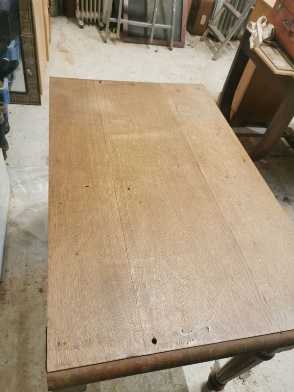 Table bureau bois massif naturel