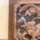 Antique Carved Wood Panel Decor deer Qilin China Asia Qing Republic