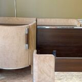 Headboard set with bedside tables