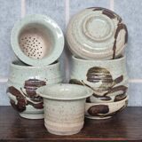 Studio Pottery Tea Cup, Saucer and Infuser Set