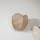 Paire d’appliques en fibre naturelle