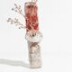 Set of 4 sculptural vases with a mineral Boho spirit - Wabi Sabi