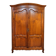 Linen cupboard in cherry wood in Louis XV style with two doors.
