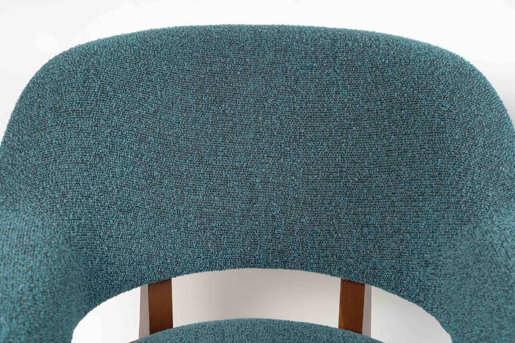 Pair of vintage armchairs by designer Charles Ramos, 1950s.