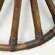 Bamboo and glass table by Bernard Govin – Eguizier edition, 1970