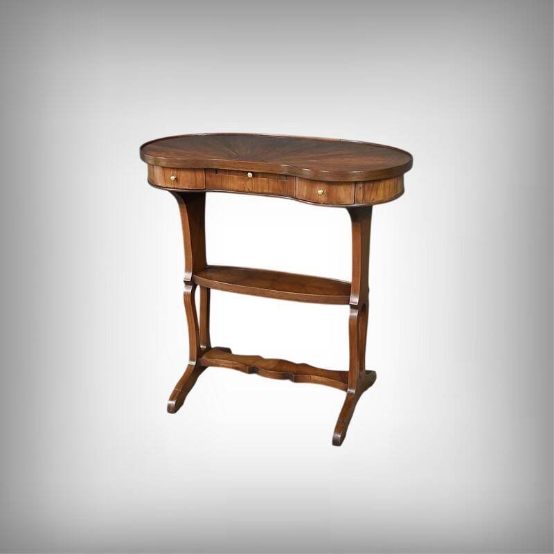 Louis XVI Style Mahogany and Rosewood Marquetry Coffee Table – Late