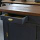 1950s pine sliding door counter