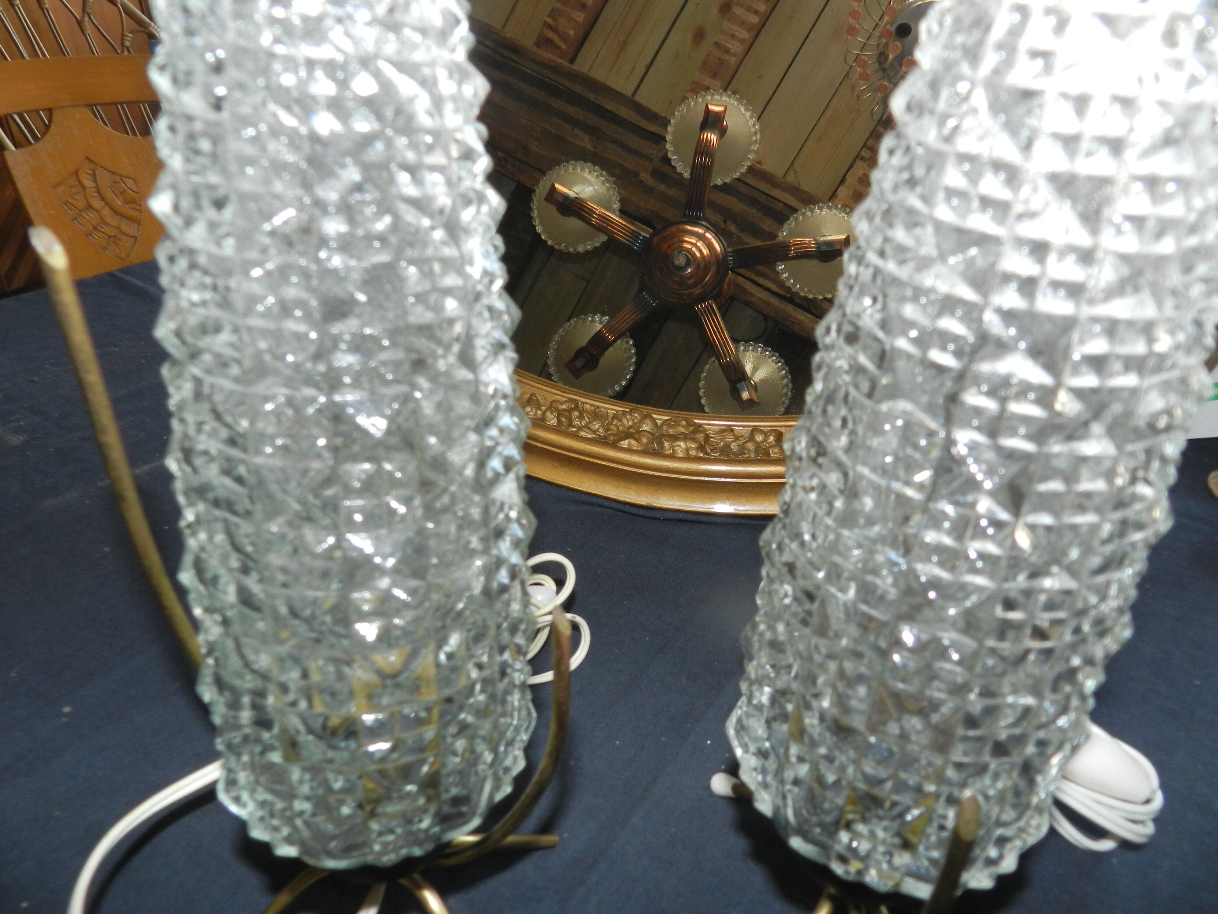 Pair of bedside lamps