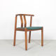 Série de 4 chaises en teck design danois en Uldum, années 1960