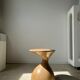 Solid wood sofa end