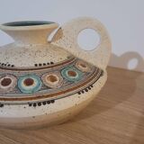 Vase décoratif en grès de Grèce fait main IOLKOS