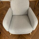 Flannel armchair