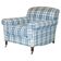 Signature Chelsea Armchair on Wheels with Twisted Armrests Large Model George Smith
