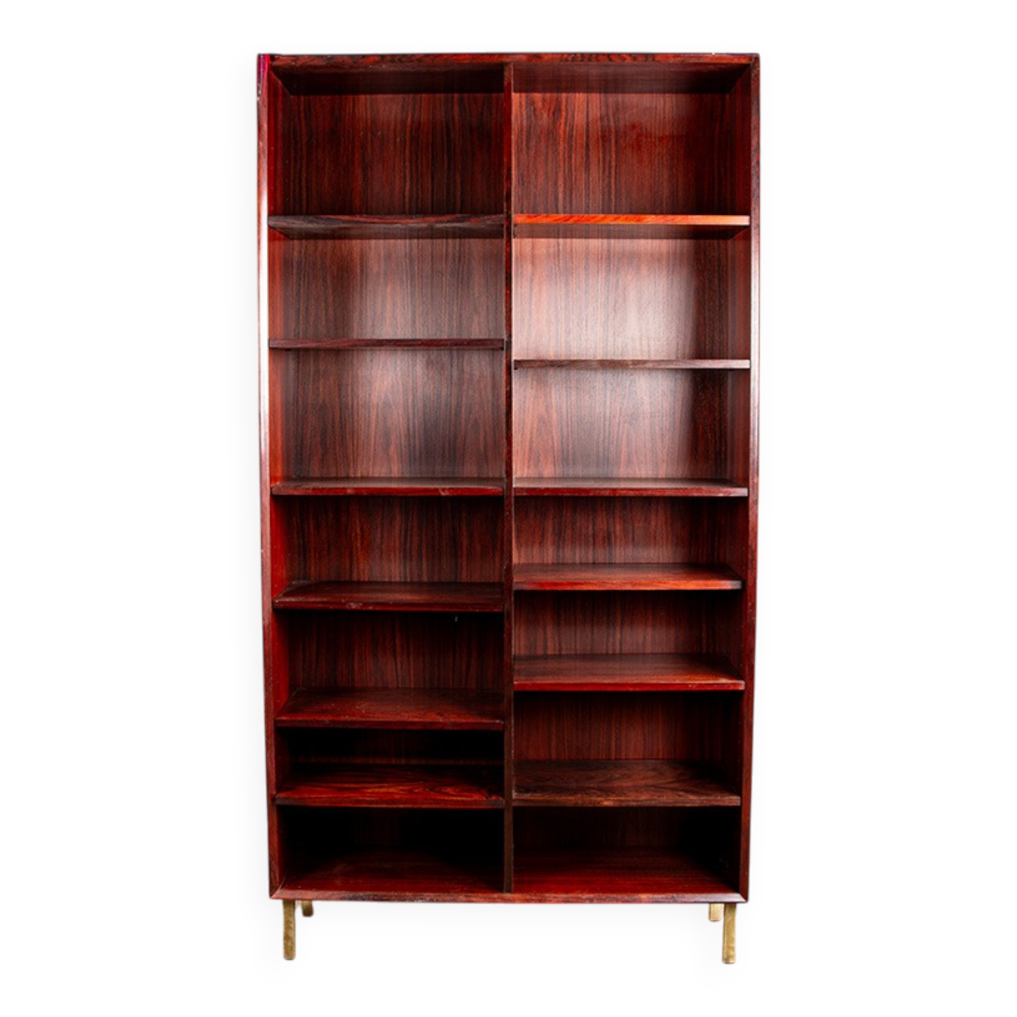 Large Danish high bookshelf in rosewood by Erik Brouer 1960.