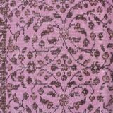 Pink Anatolian Vintage Oushak Rug sku2347