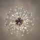 Venetian chandelier "Sputnik" adorned with Murano glass drops, around 1990.