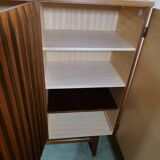 Buffet vintage en noyer, commode vintage, 1960