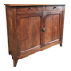 Vintage French Sideboard | 1920s Oak and Poplar Buffet with Locking Doors | Rustic Farmhouse Storage