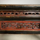 Ancient chinese golden wood table