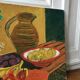 Peinture huile vintage