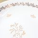 Dish large plate "lutetia" keller guerin luneville badonvillier