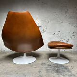 Vintage armchair with ottoman Artifort F588