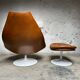 Fauteuil vintage avec ottoman Artifort F588