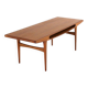 Table basse 'Smile' - design danois - milieu du siècle moderne - restaurée