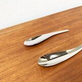 Postmodern Cutlery Conran Salad Spoons, 1990s, Set of 2