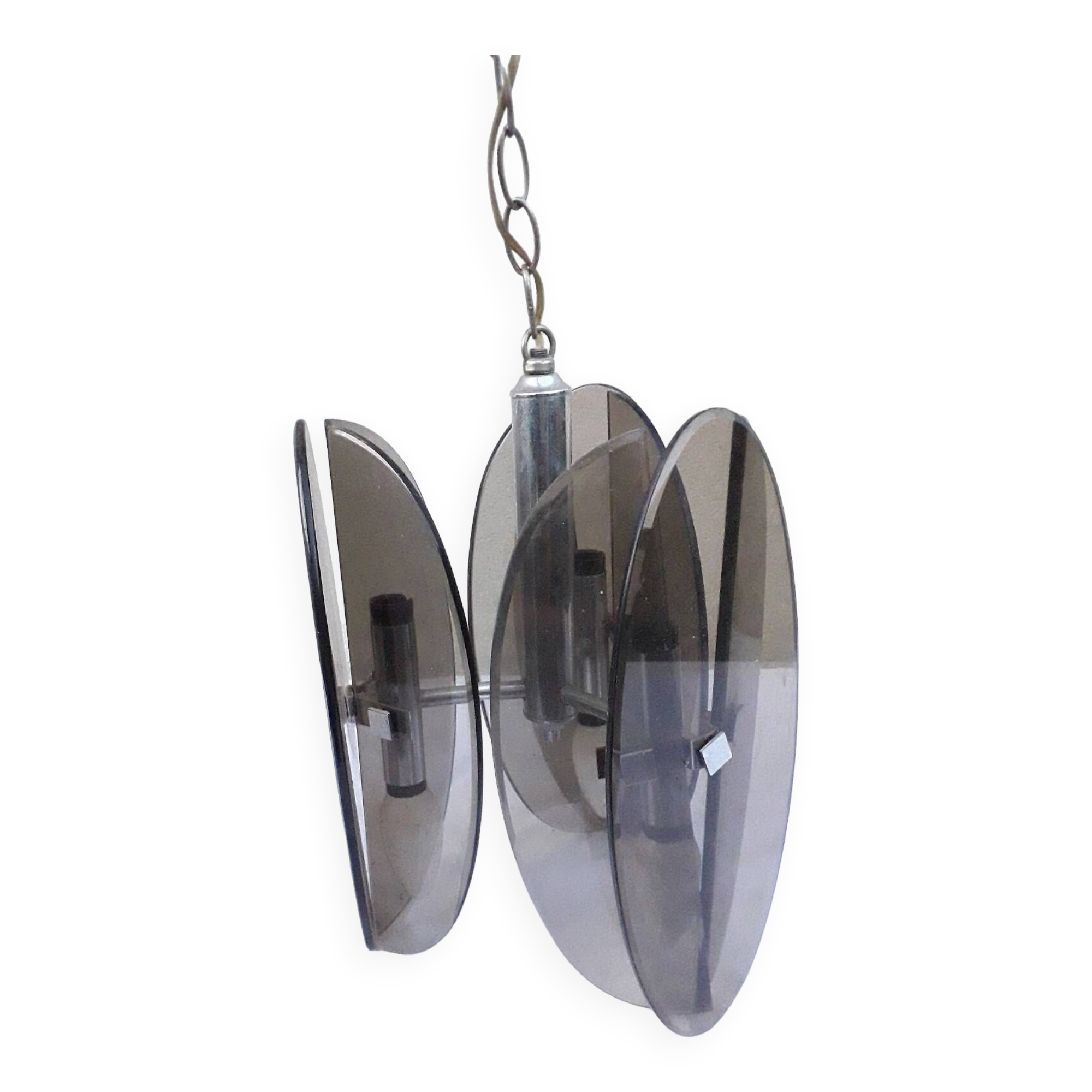 Glass pendant light 1970