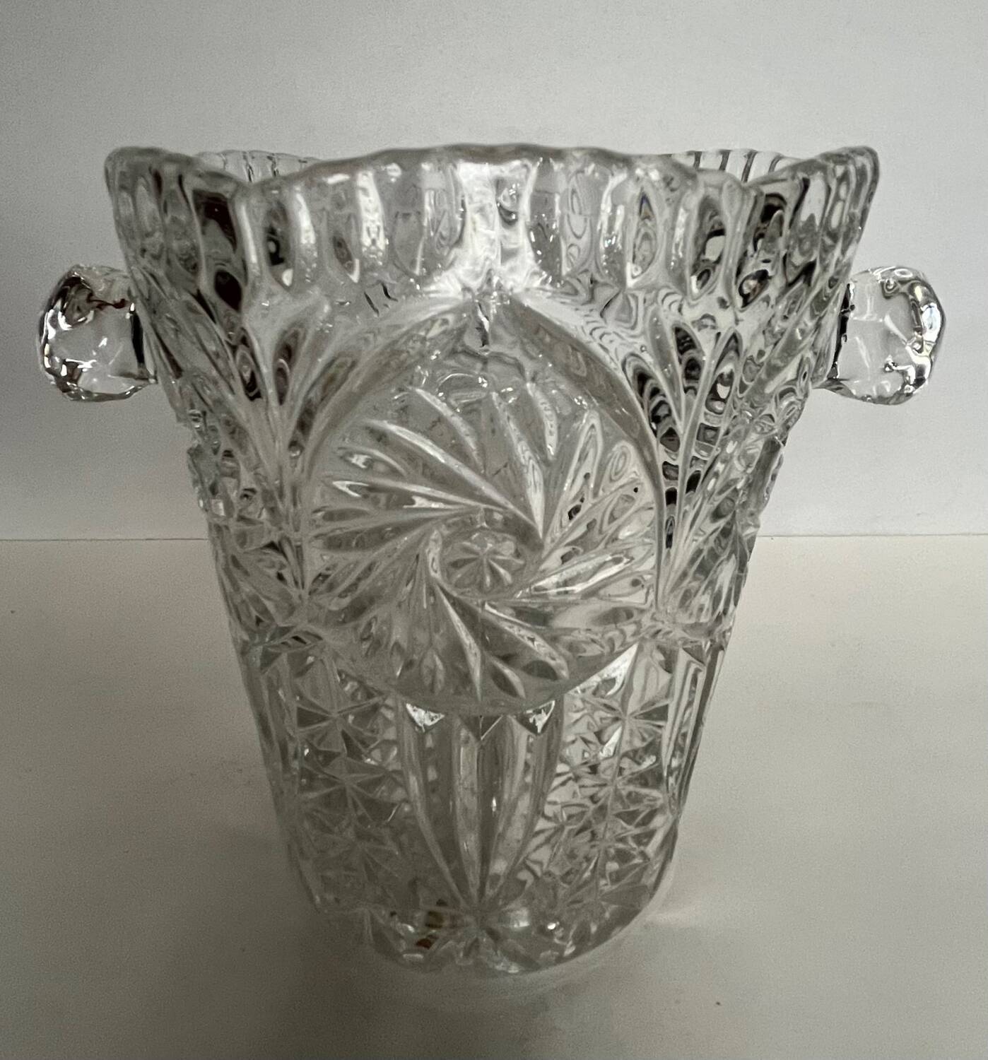 Vintage Glass Ice Bucket