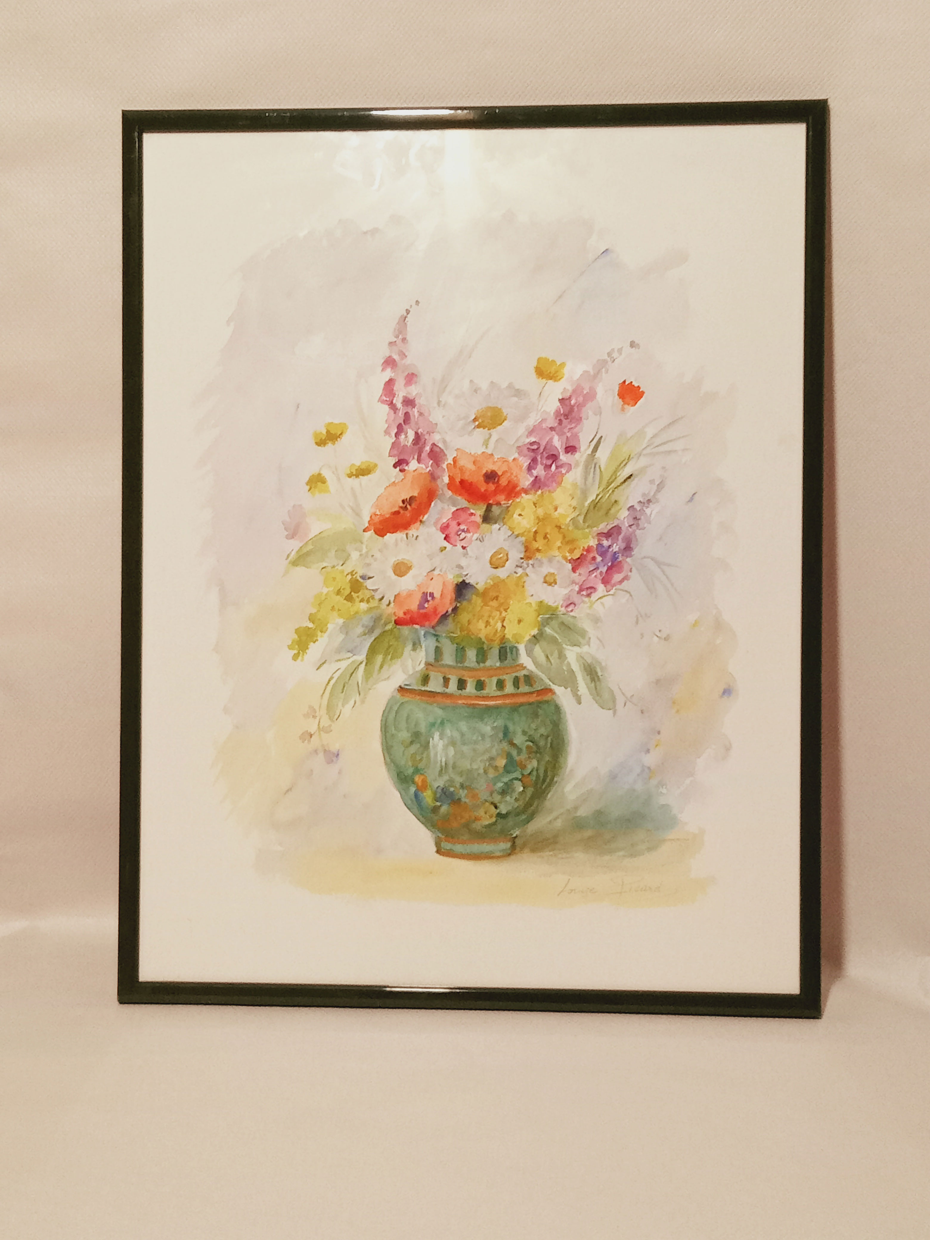 Original watercolor Louise Picard