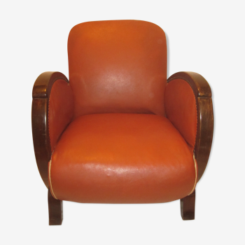 Club armchair, 1930s, art deco